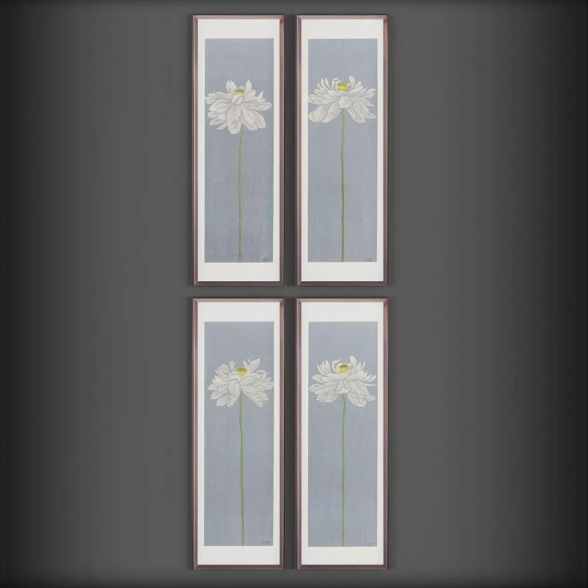 Picture Frames Low-poly 3D model_0