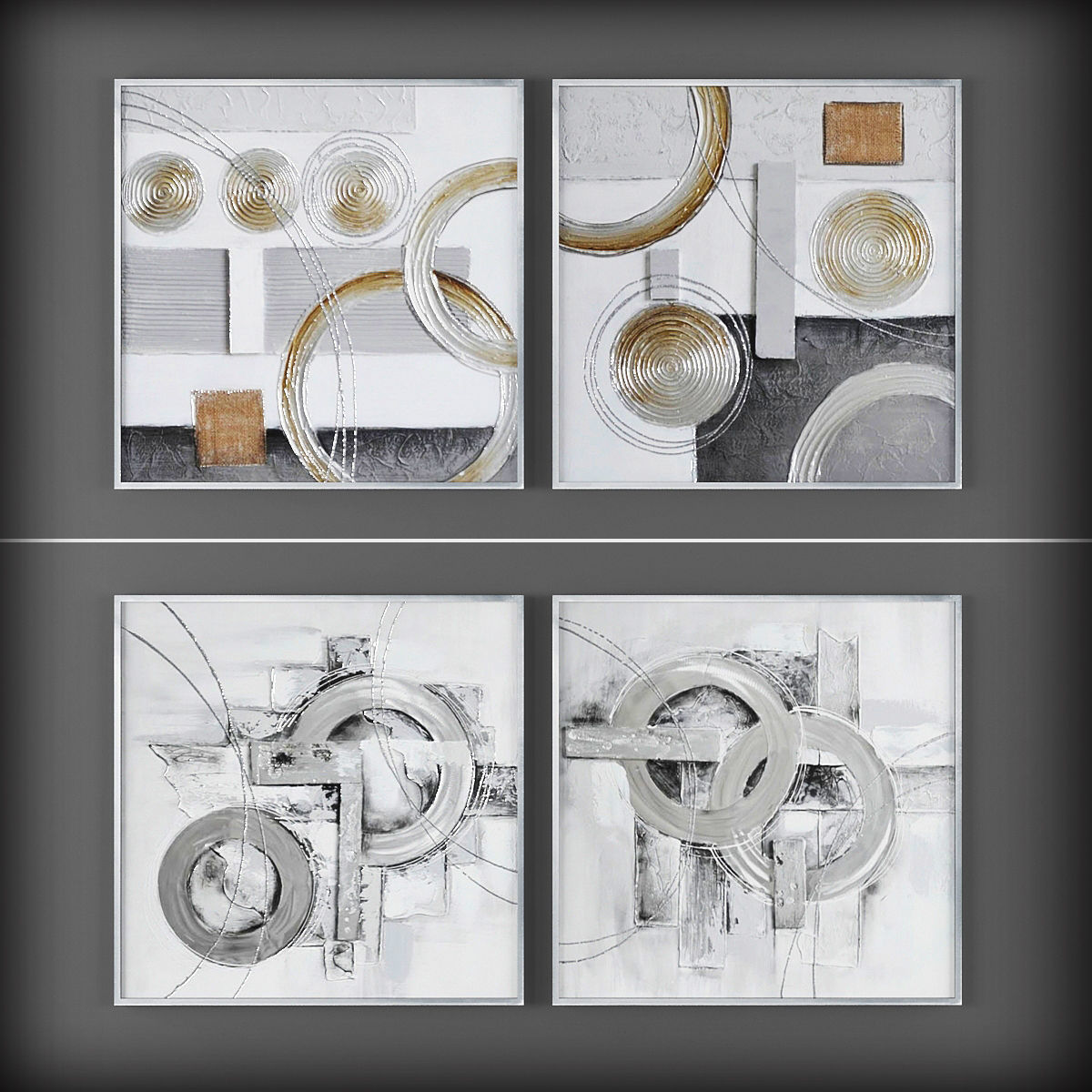 Picture Frames Low-poly 3D model_2