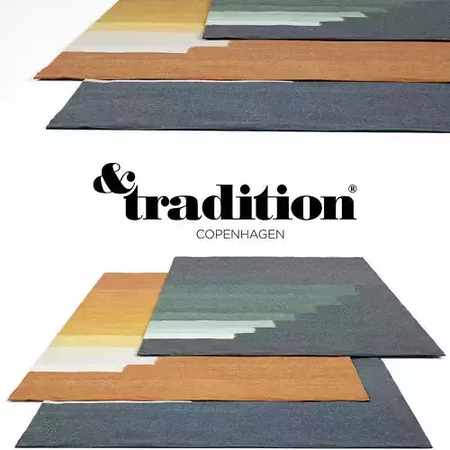 Tradition Vulacano Rug Set 3D model
