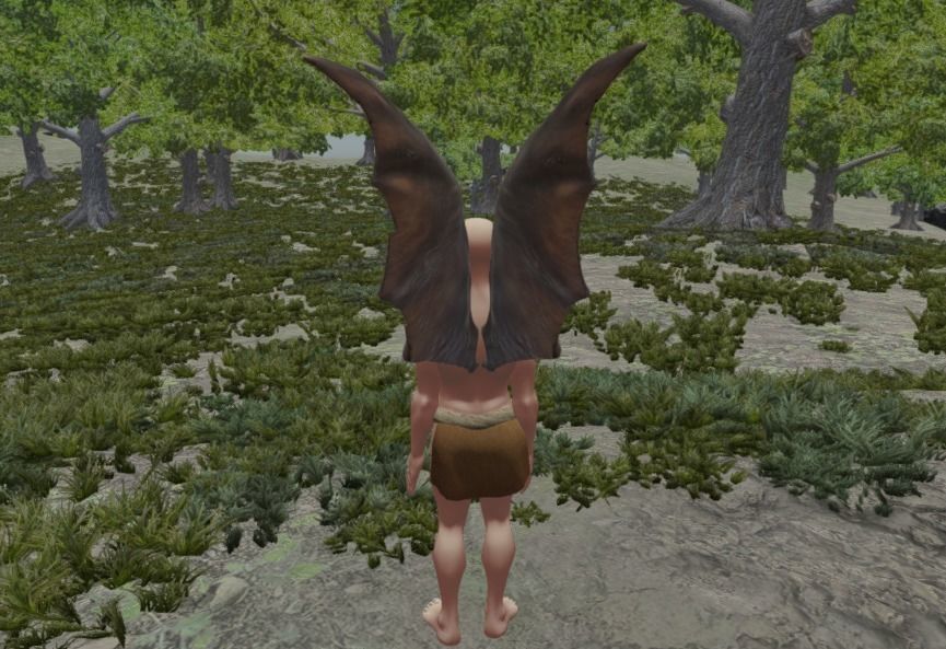 Animated Demon Wings 3D model_3