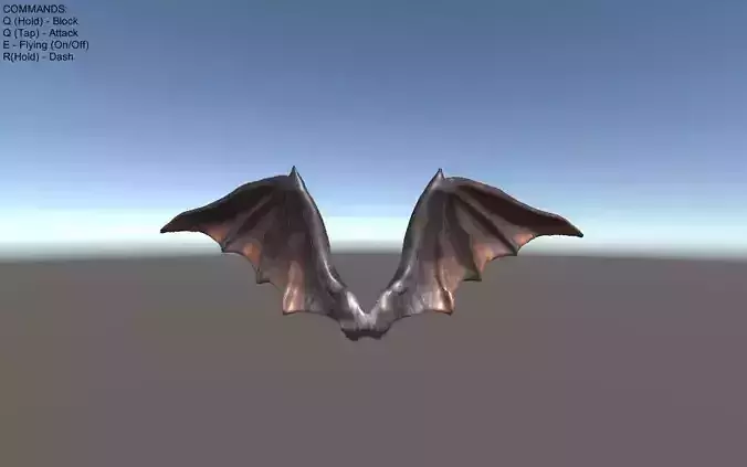 Animated Demon Wings