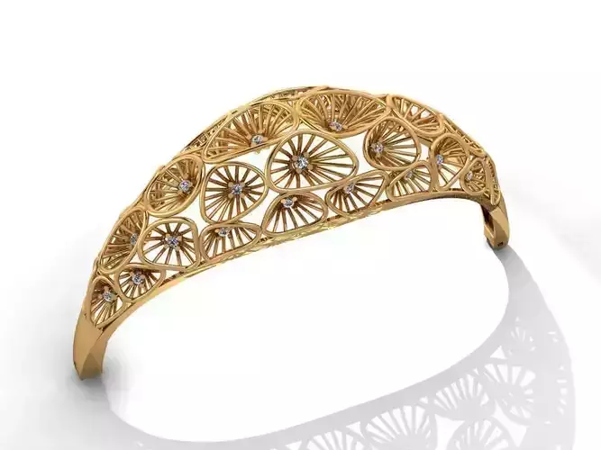 Bracelet Jewellry 3D print model 2018 vision-7