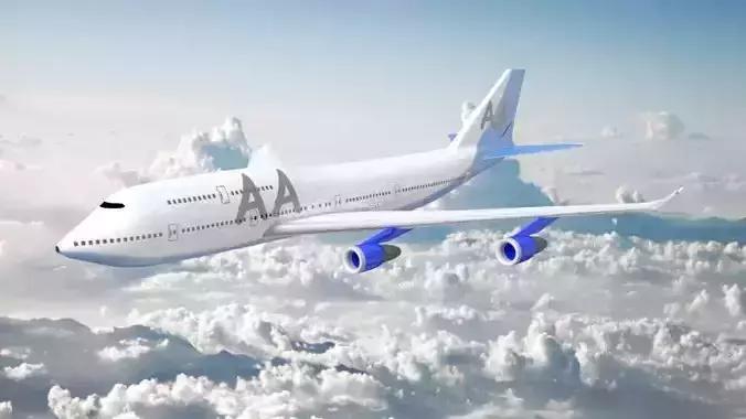 Airplane High-Poly High-Def