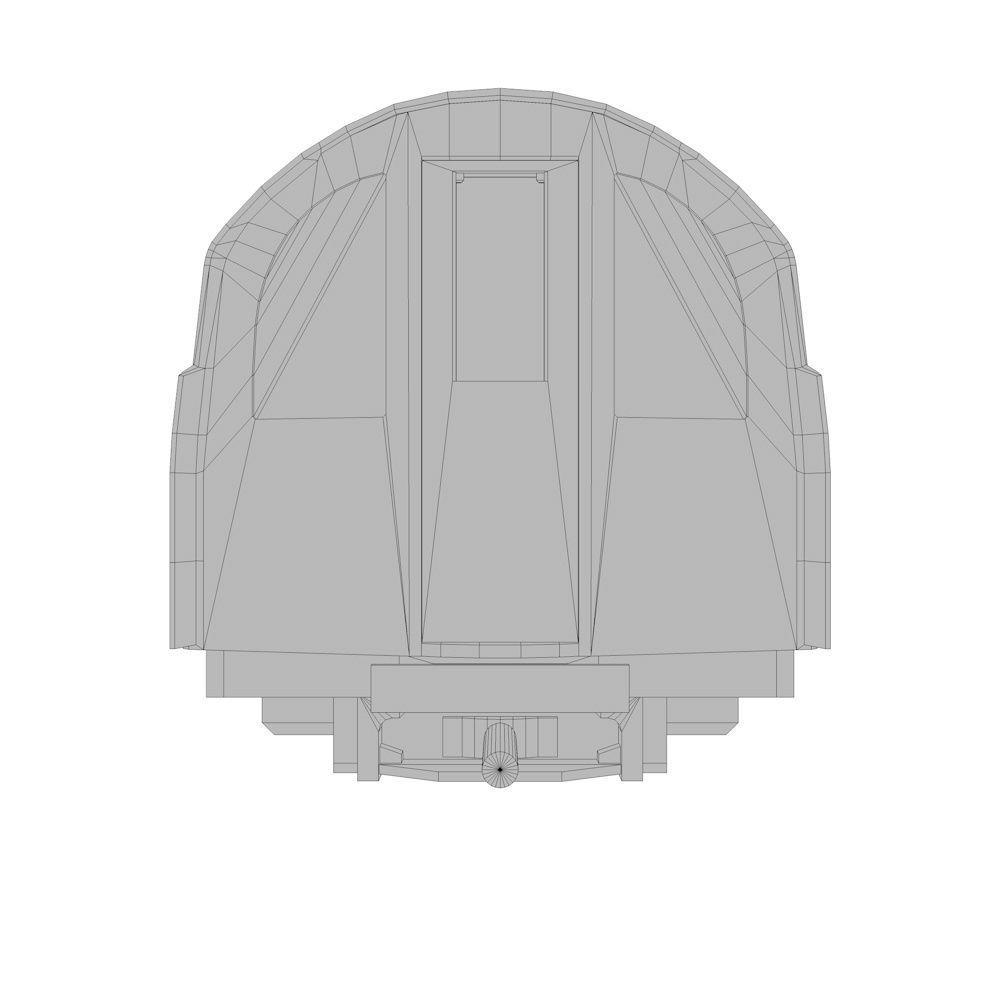 Subway Train Low-poly 3D model_15