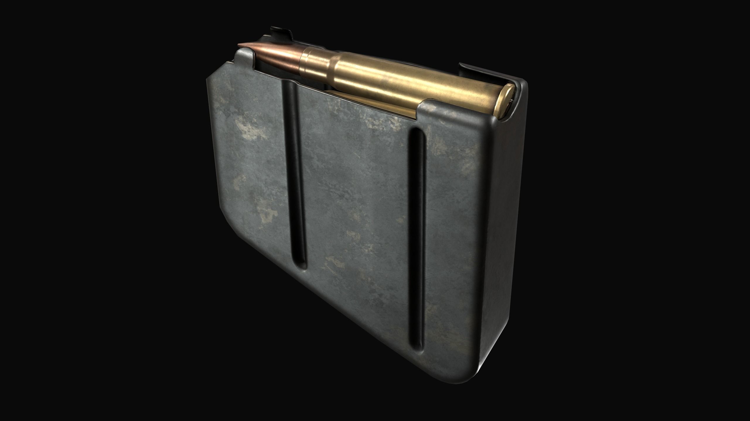 PBR Lee Enfield No 4 Mk 1 Low-poly 3D model_21