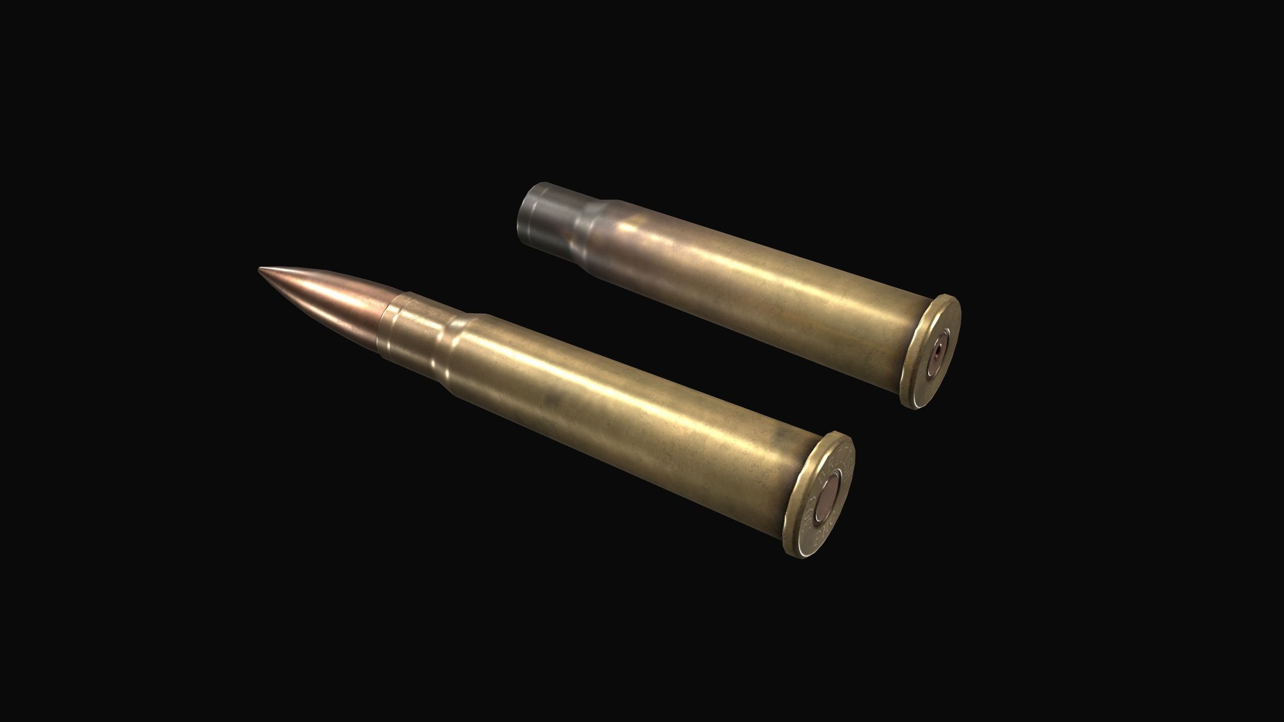 PBR Lee Enfield No 4 Mk 1 Low-poly 3D model_23