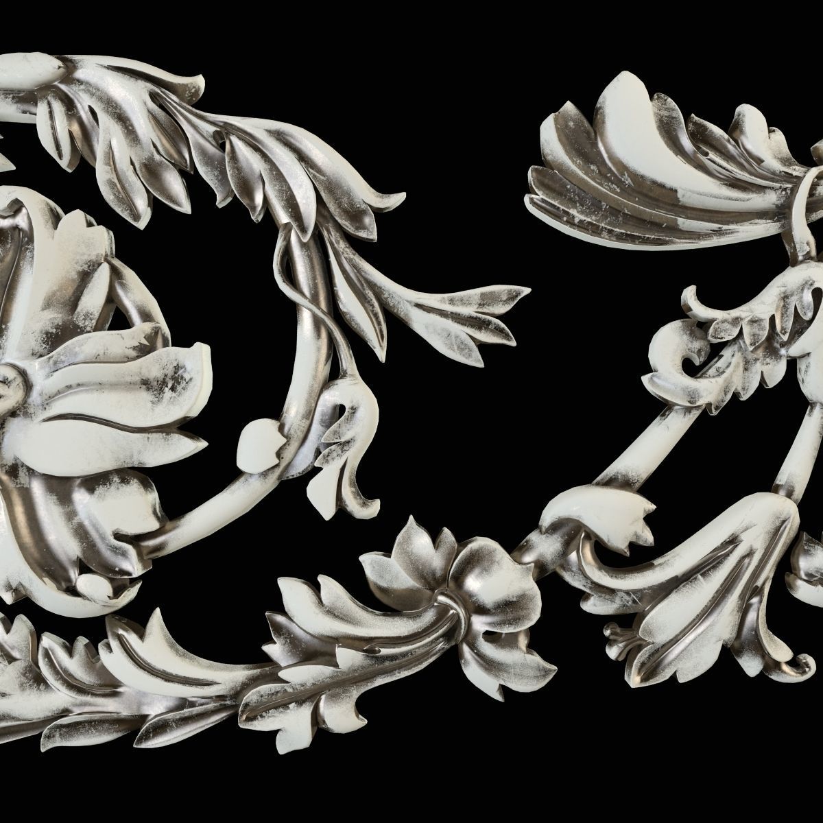 Cartouche decor 3D print model_11