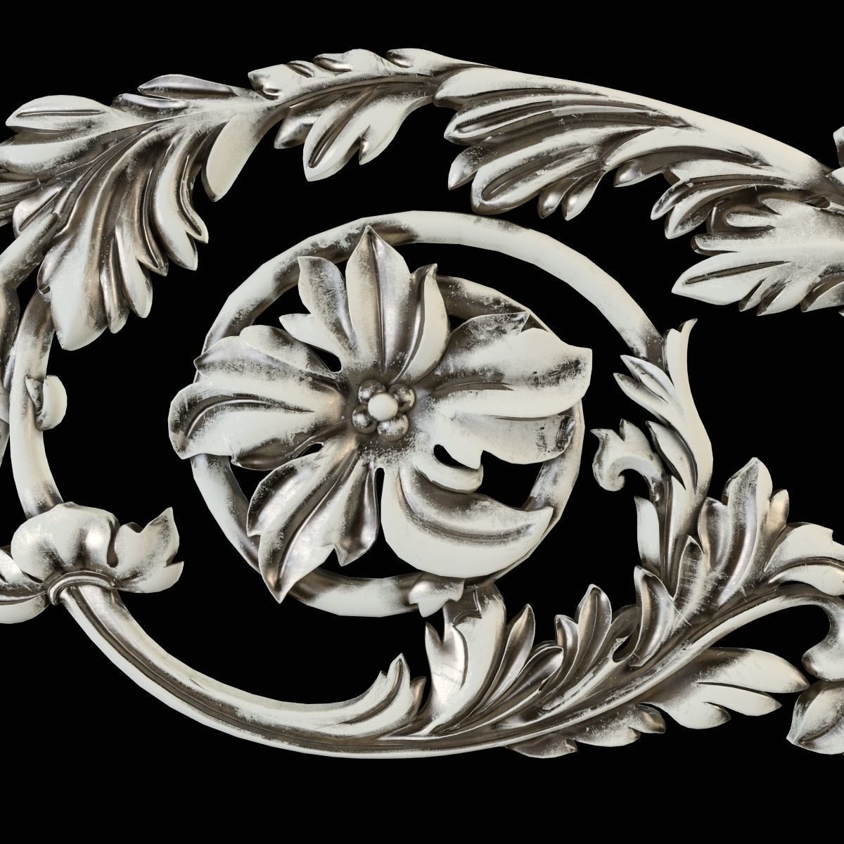 Cartouche decor 3D print model_18