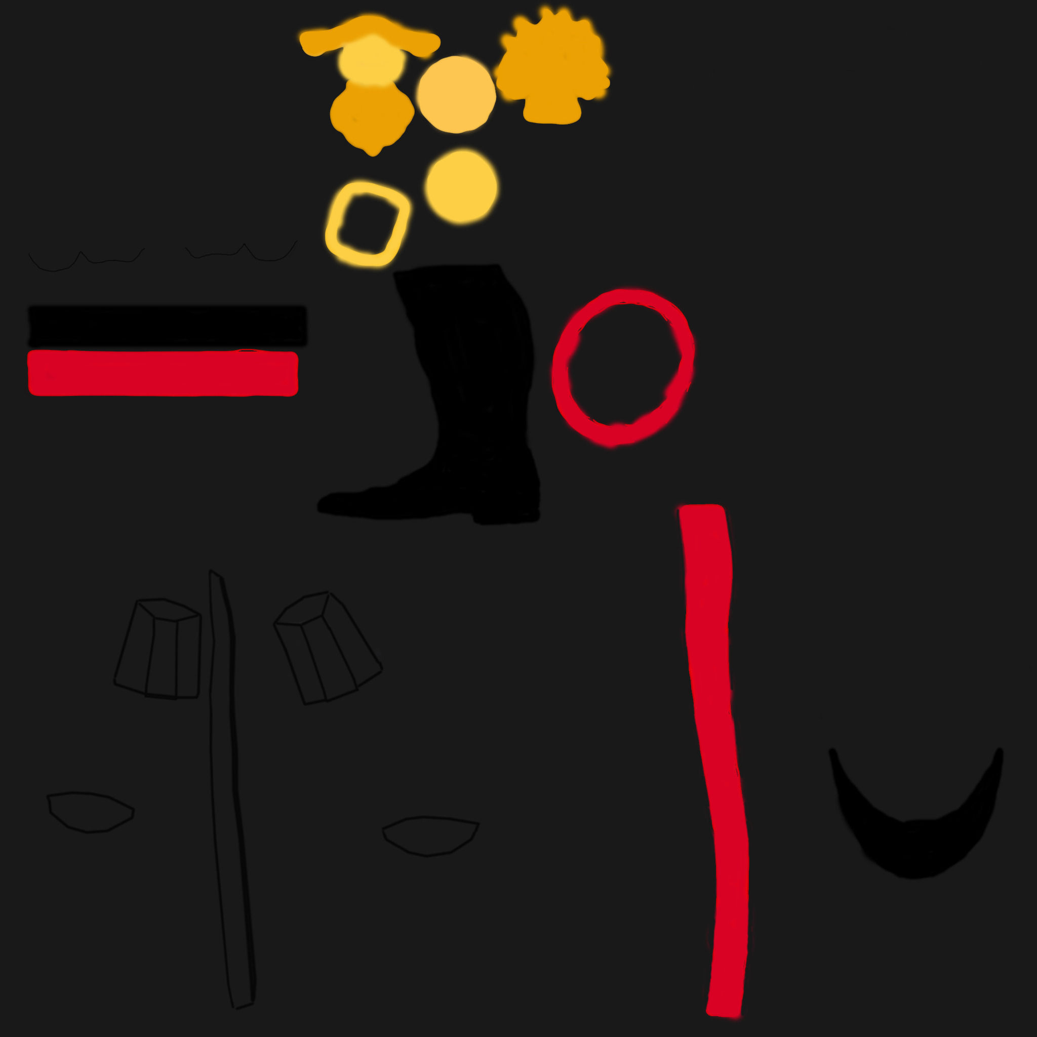 Gun Salute Manikin 3D model_6