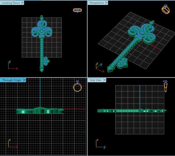 Pendant T01022 3D print model_2