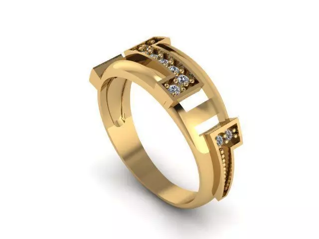 Ring T01024 3D print model_0