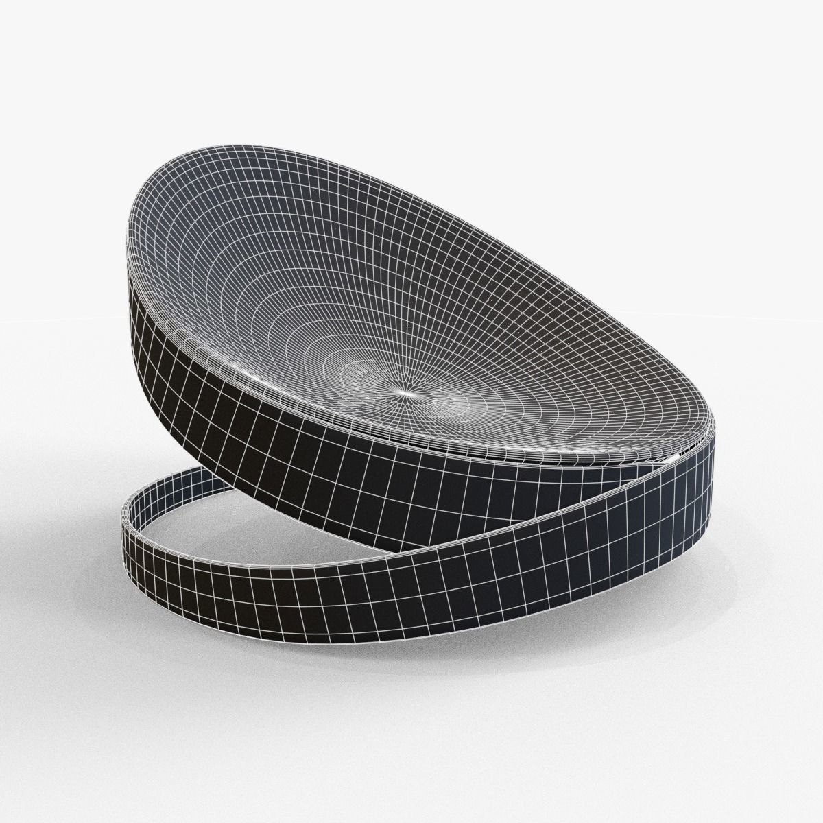 Bubble Chair Free low-poly 3D model_7