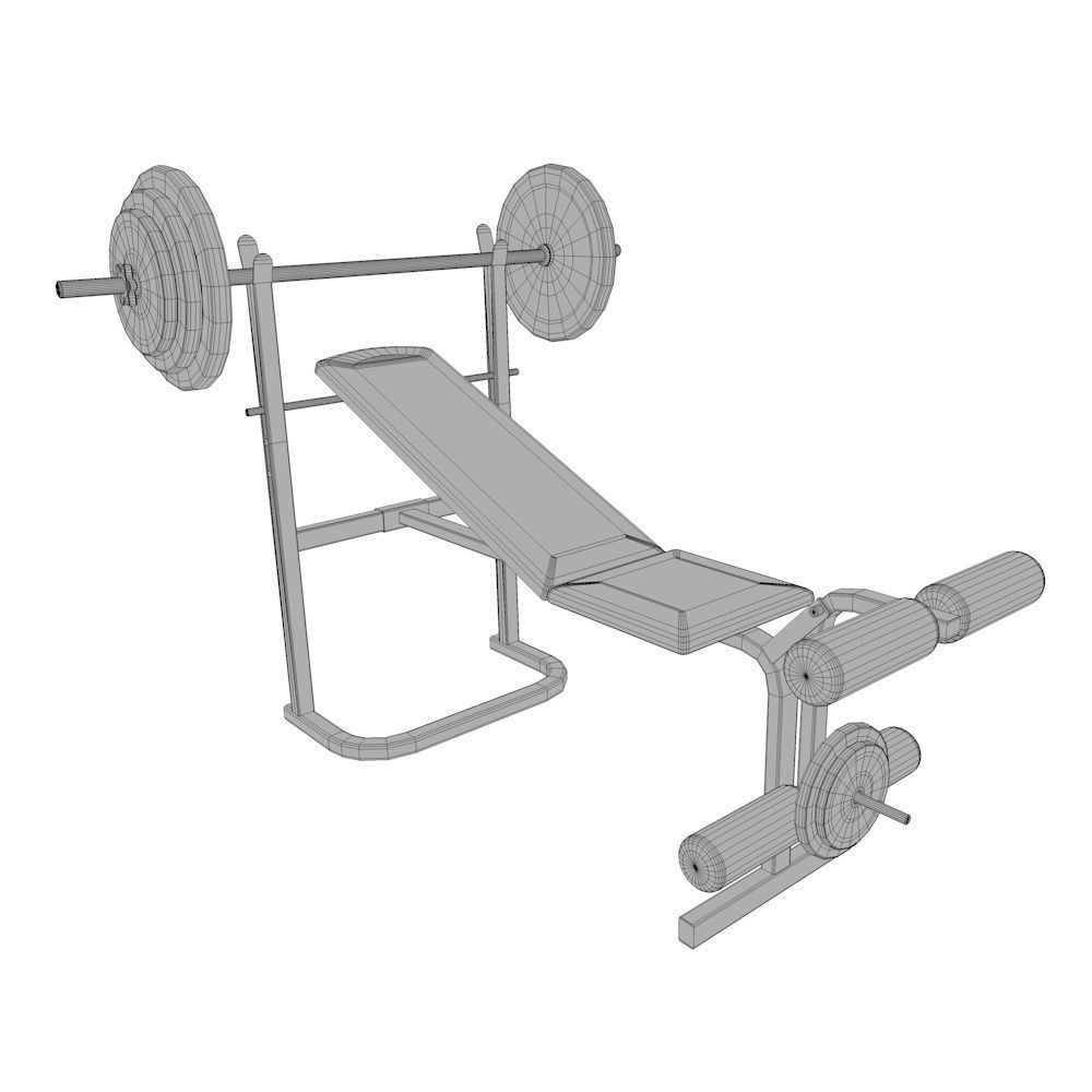 Boxing Gym Low-poly 3D model_17