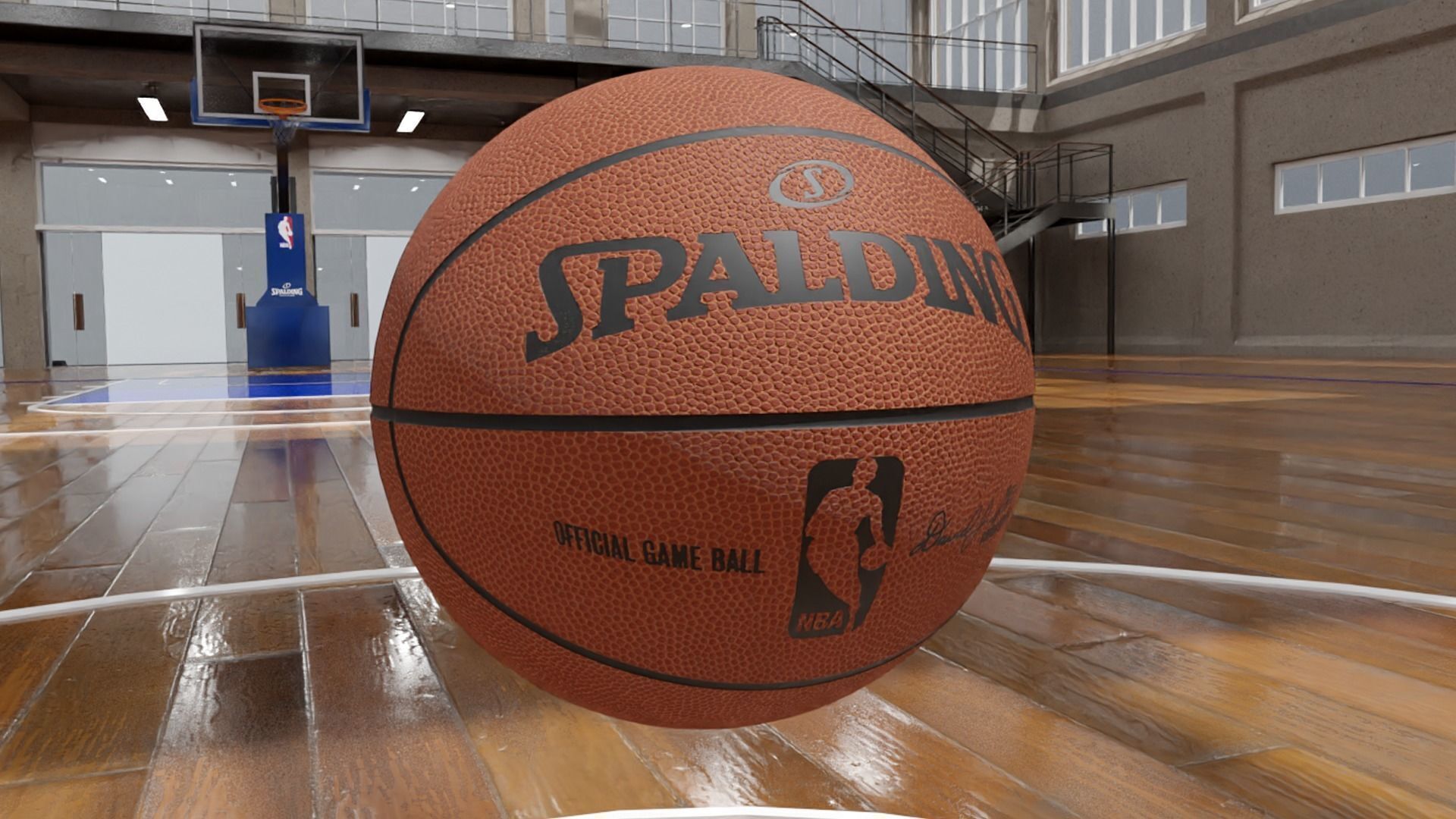 Swimming Pool Low-poly 3D model_14