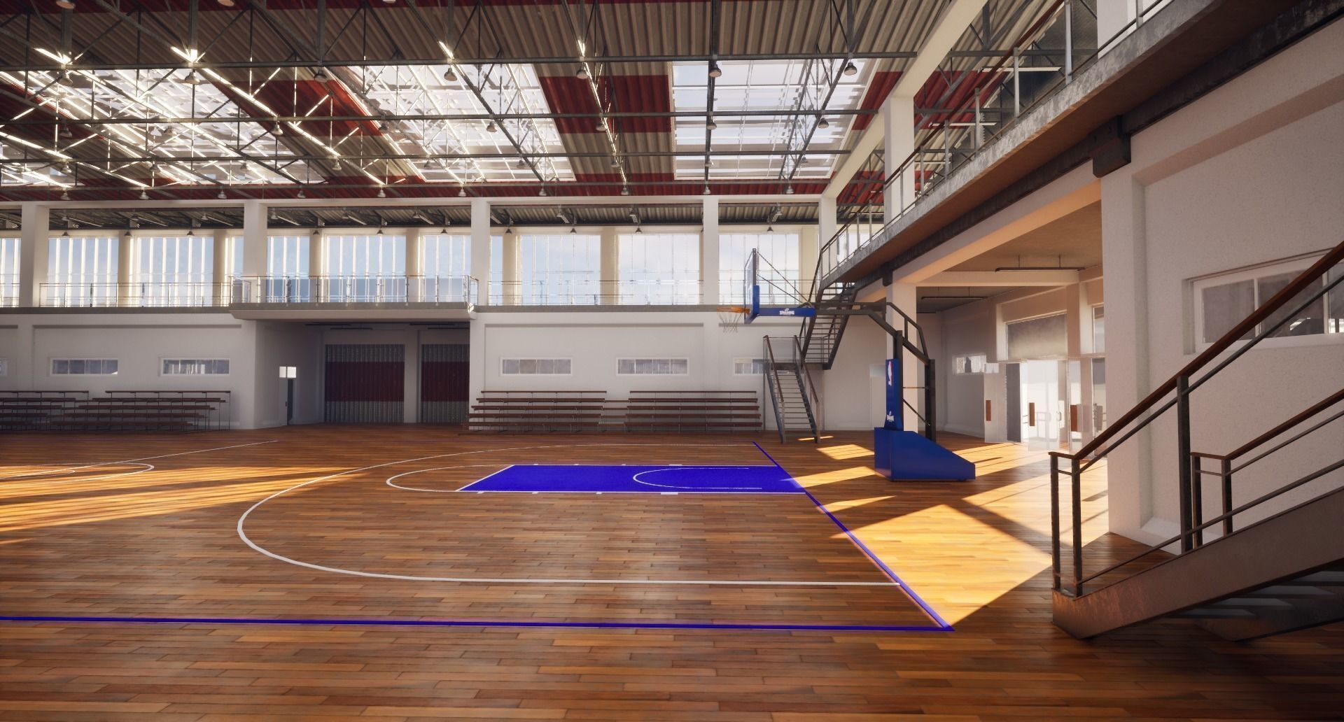 Swimming Pool Low-poly 3D model_21