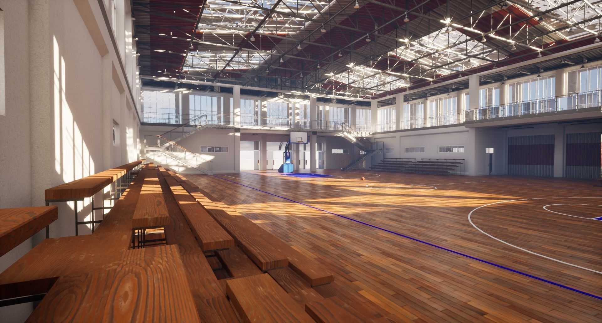 Swimming Pool Low-poly 3D model_20