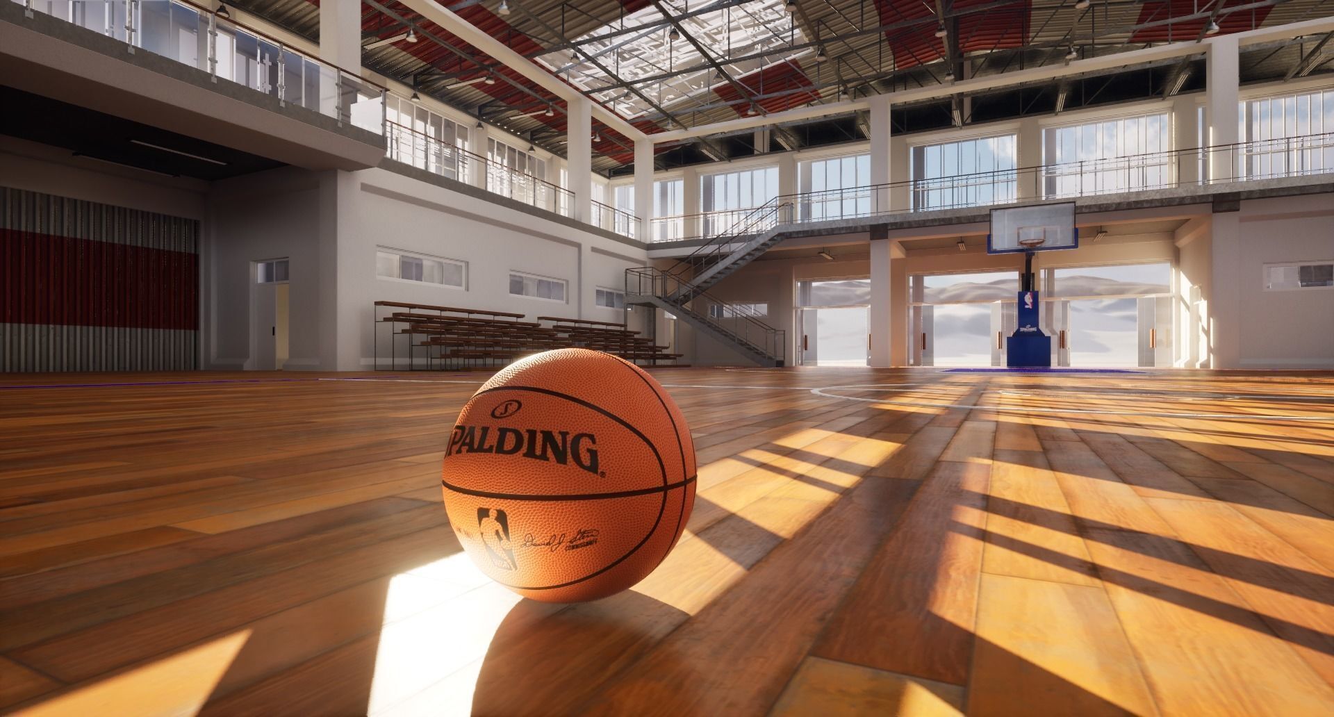 Swimming Pool Low-poly 3D model_19