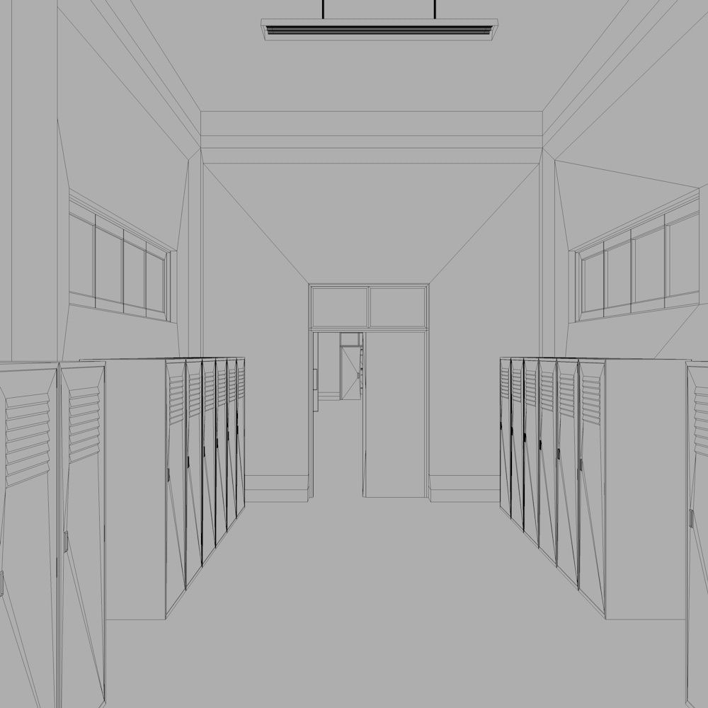 Swimming Pool Low-poly 3D model_31