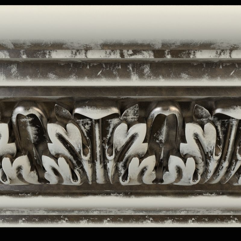 Cornice and moulding CNC 3D print model_10