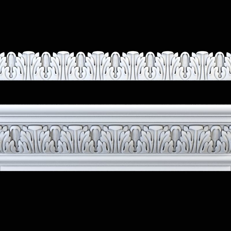 Cornice and moulding CNC 3D print model_1