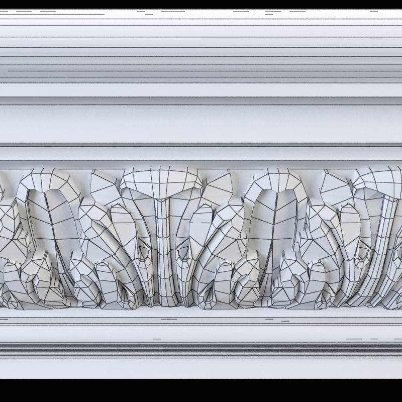 Cornice and moulding CNC 3D print model_9