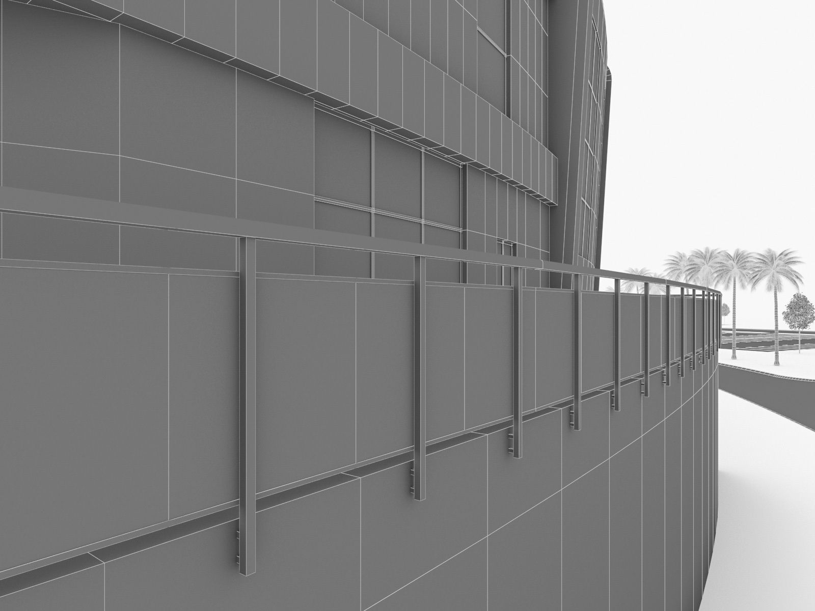 Sports Complex 03 Low-poly 3D model_27