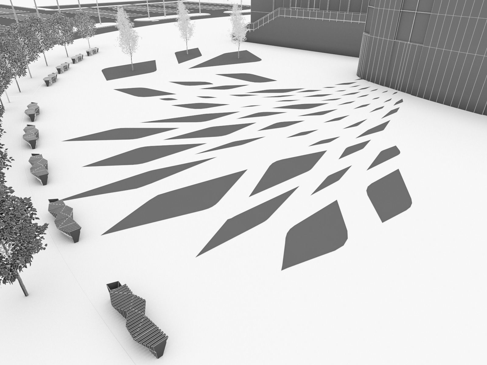 Sports Complex 03 Low-poly 3D model_22