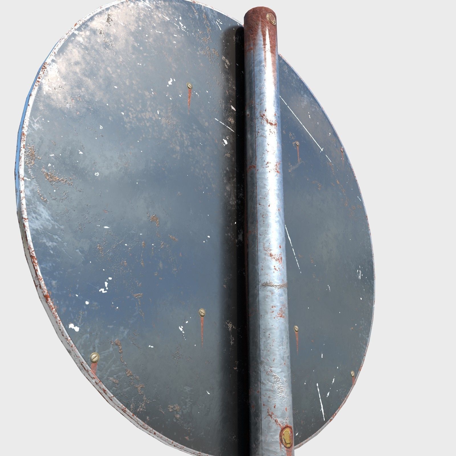 Traffic signs - Collection - PBR Game-Ready Low-poly 3D model_1