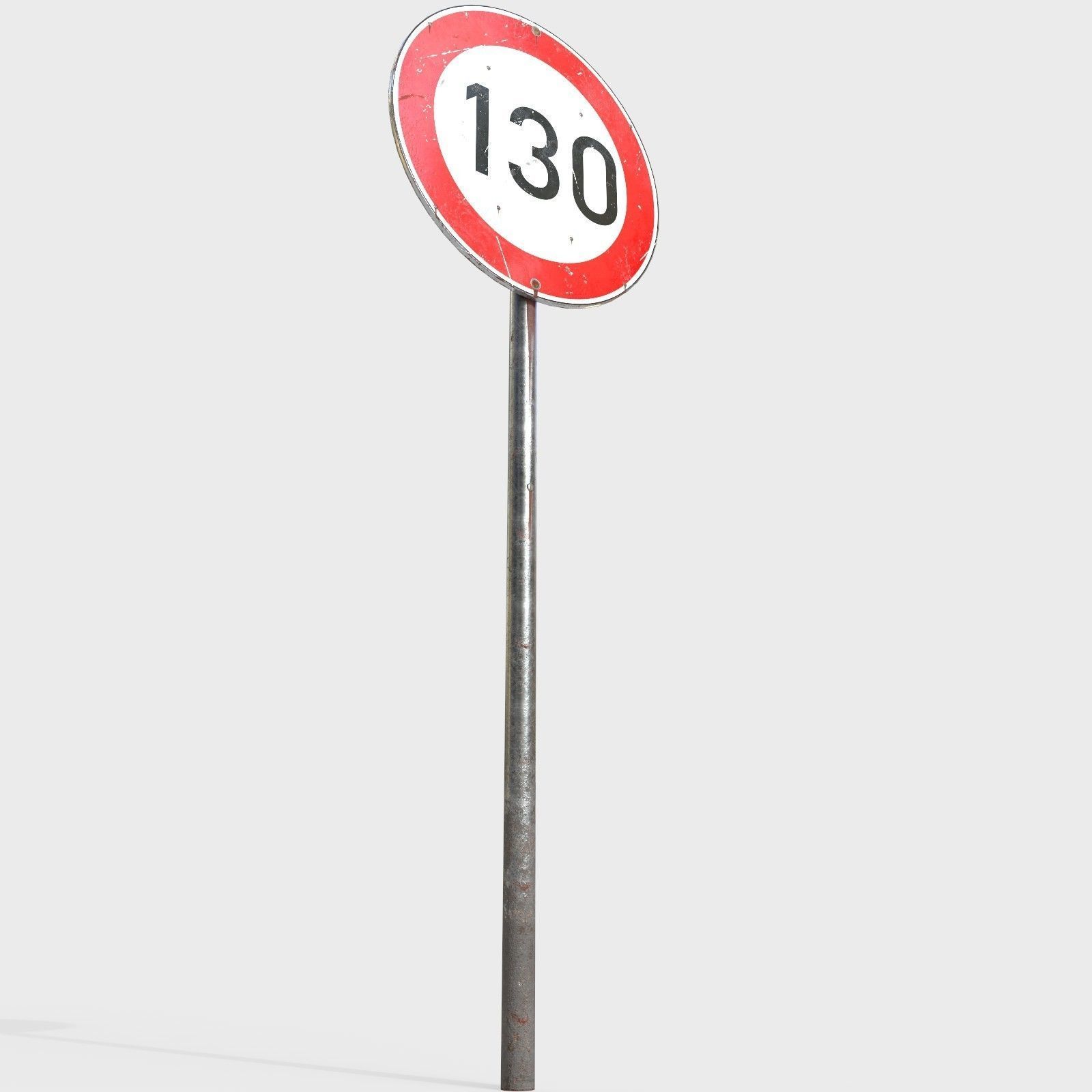 Traffic signs - Collection - PBR Game-Ready Low-poly 3D model_15