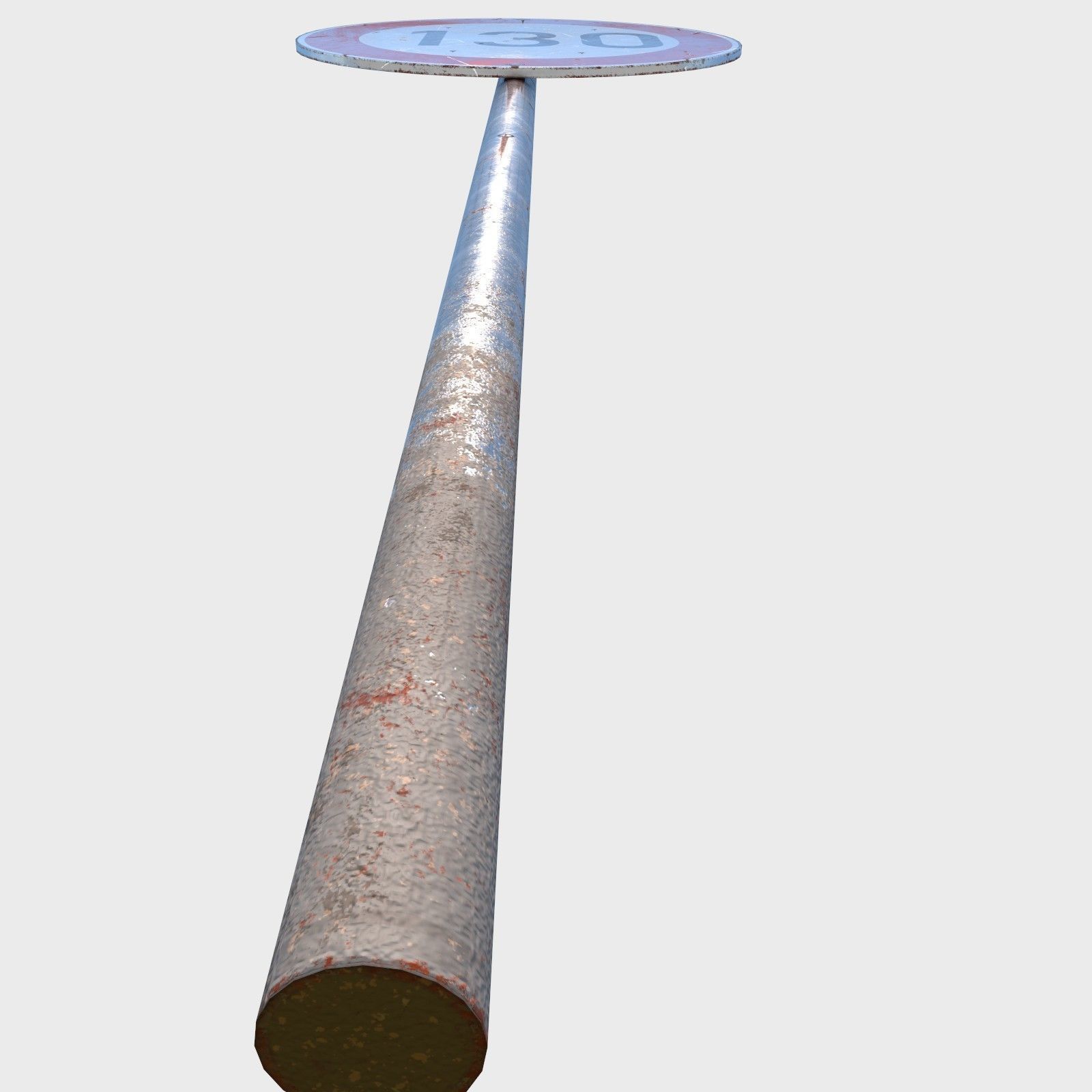 Traffic signs - Collection - PBR Game-Ready Low-poly 3D model_6