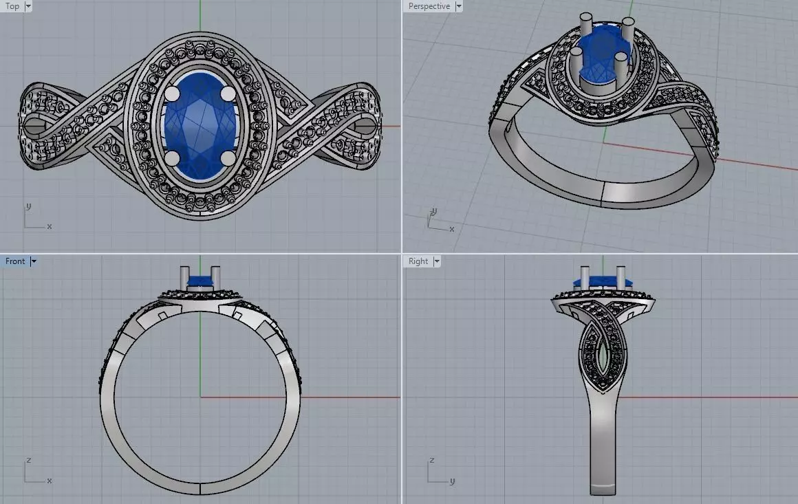 Ring Eternity 3D print model_0