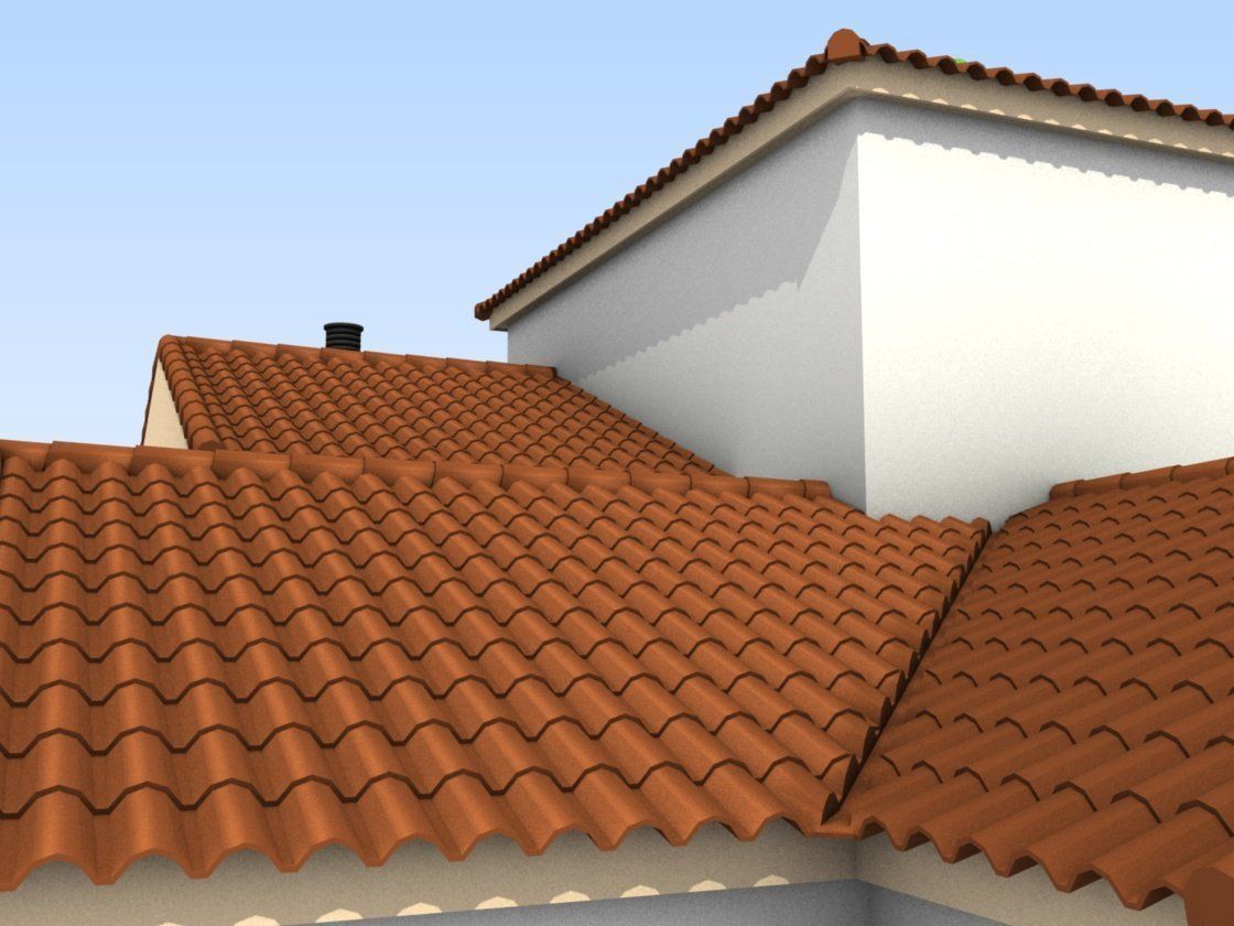 Modular arabic andalusian roofs 3D model_3