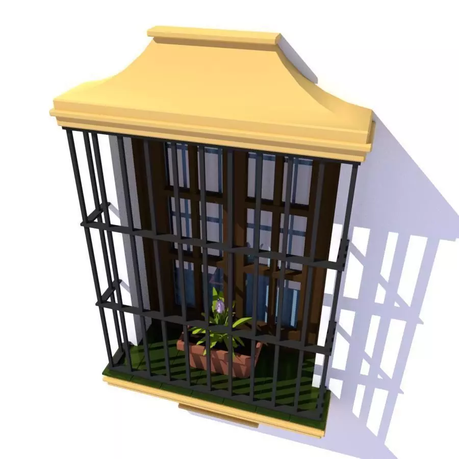 Typical spanish window 3D model