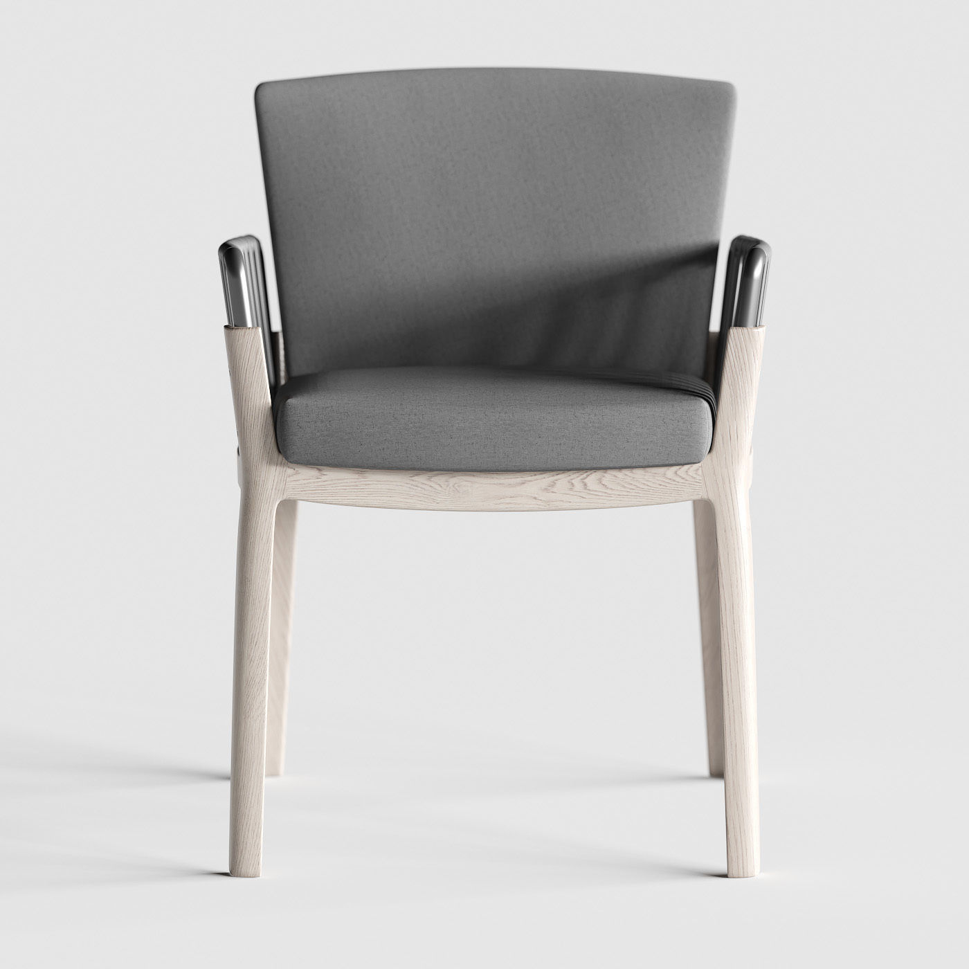 Miami chair welded table and table setting 3D model_7