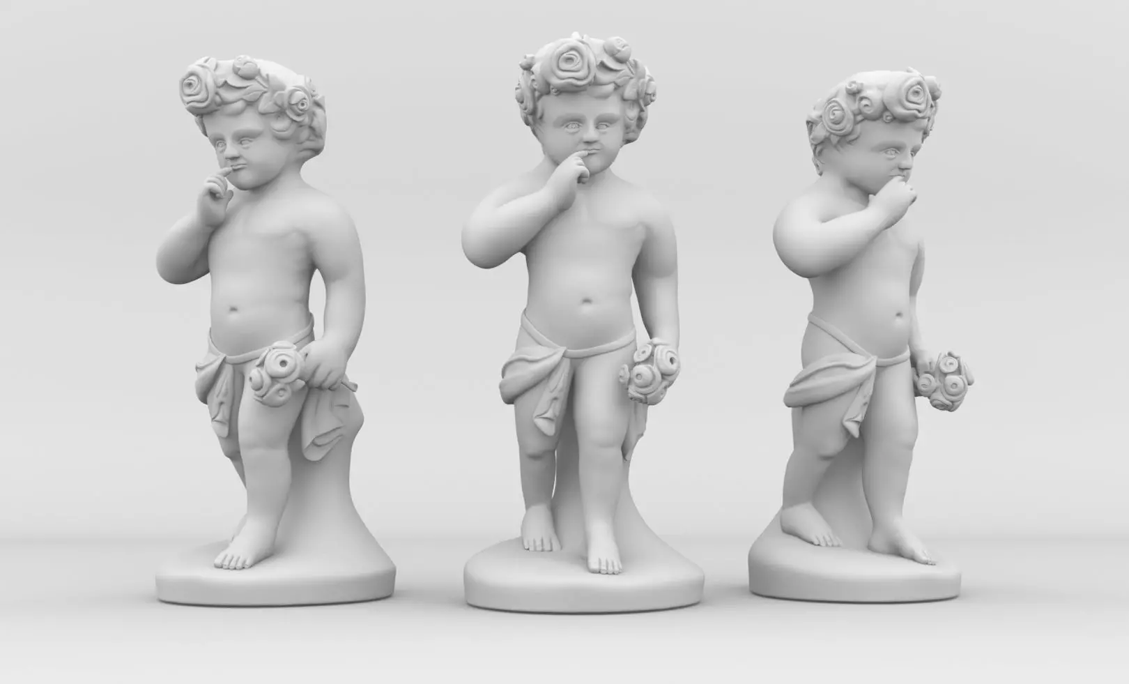 Child Sculpture 3D model 3D print model_0