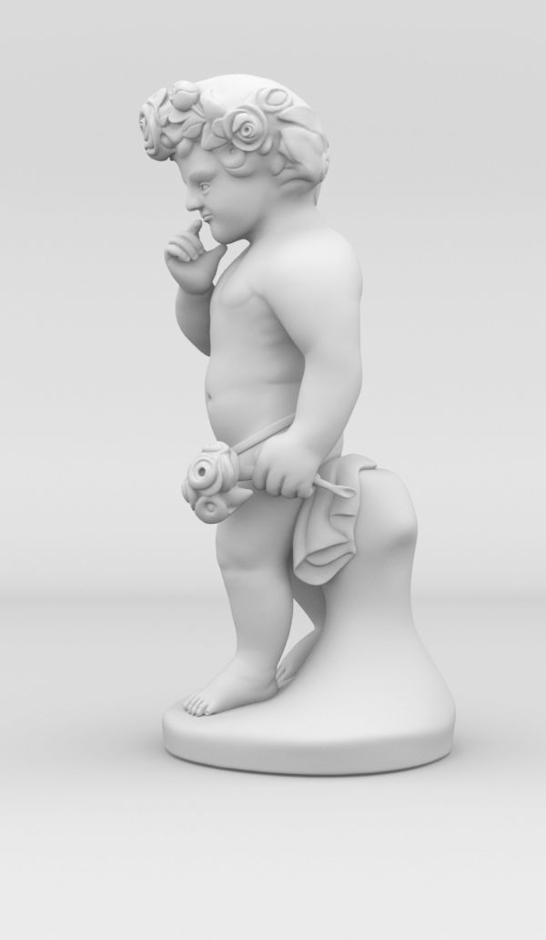 Child Sculpture 3D model 3D print model_3