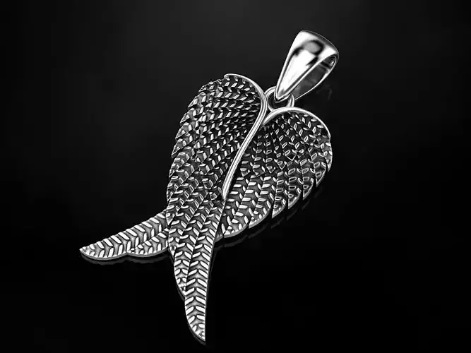 Angel wings pendant
