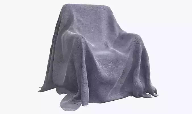 Fabric Cover V2 Low-poly 3D model