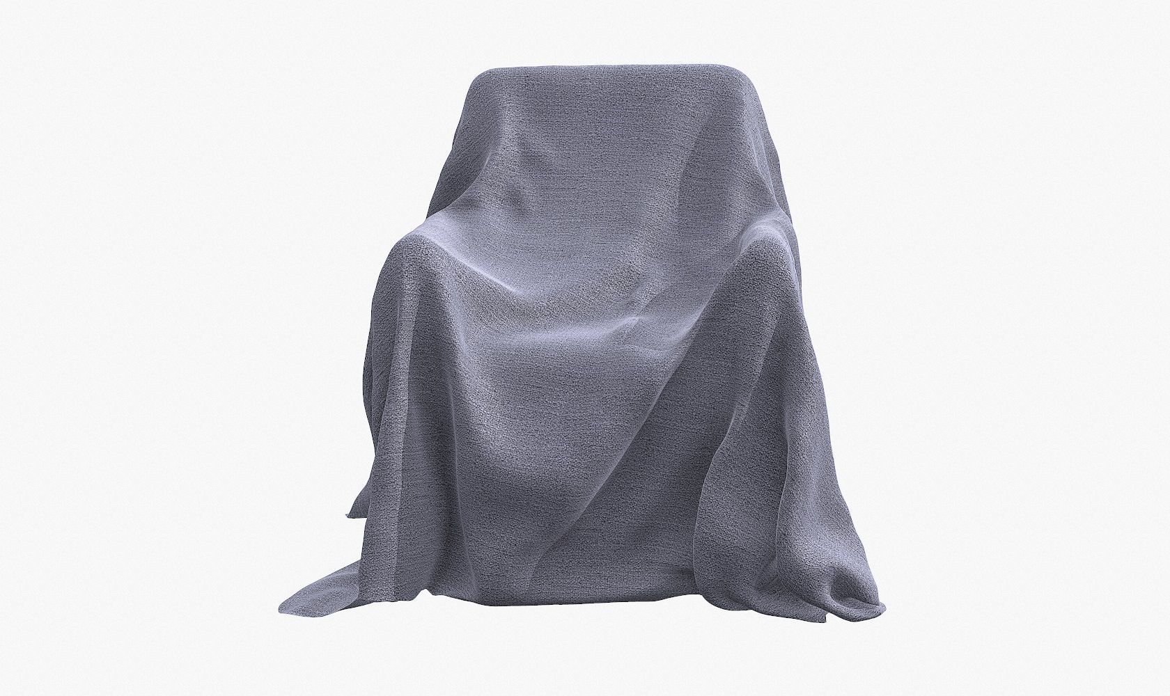 Fabric Cover V2 Low-poly 3D model_8
