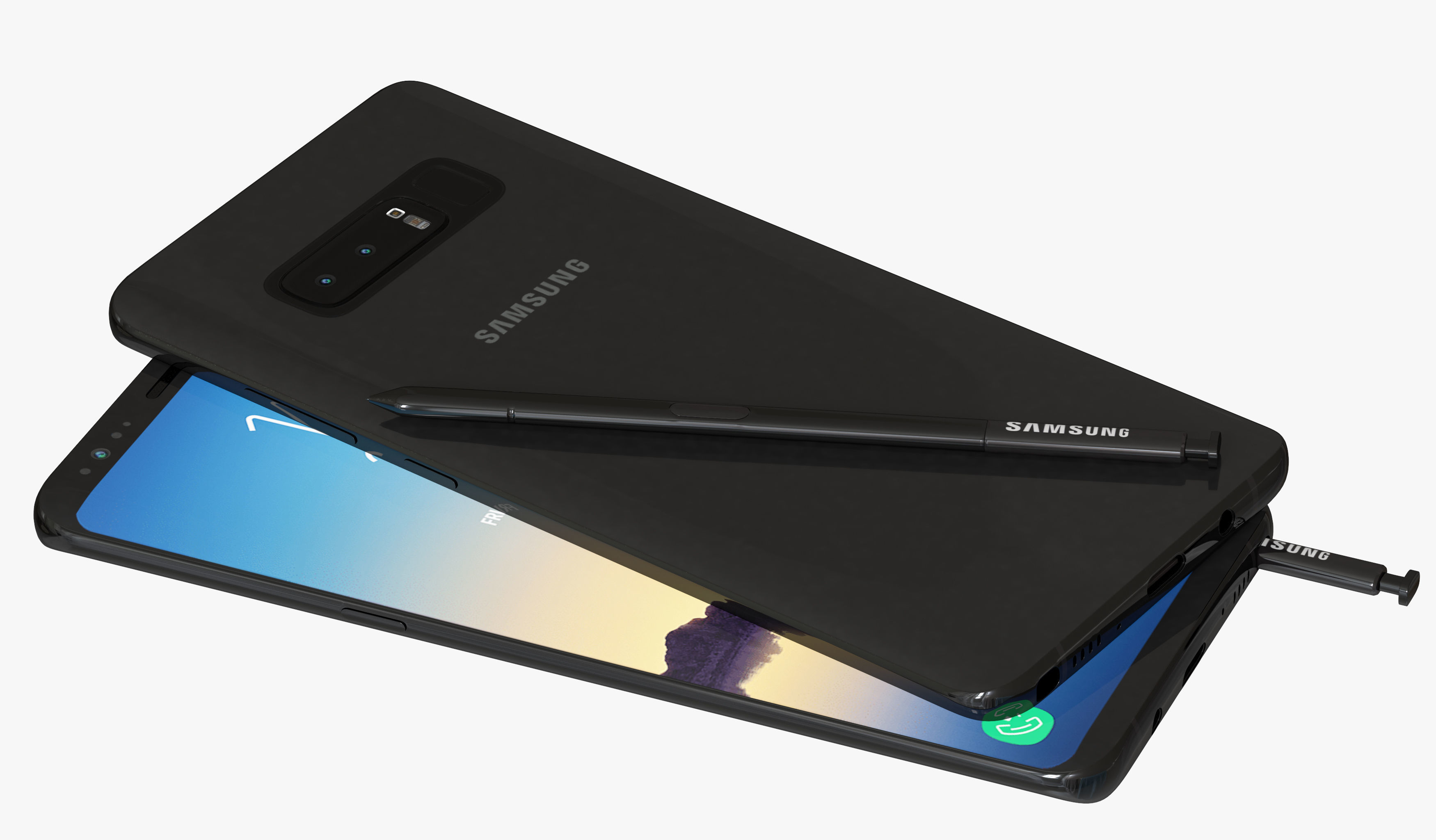 Samsung Galaxy Note 8 3D model_3