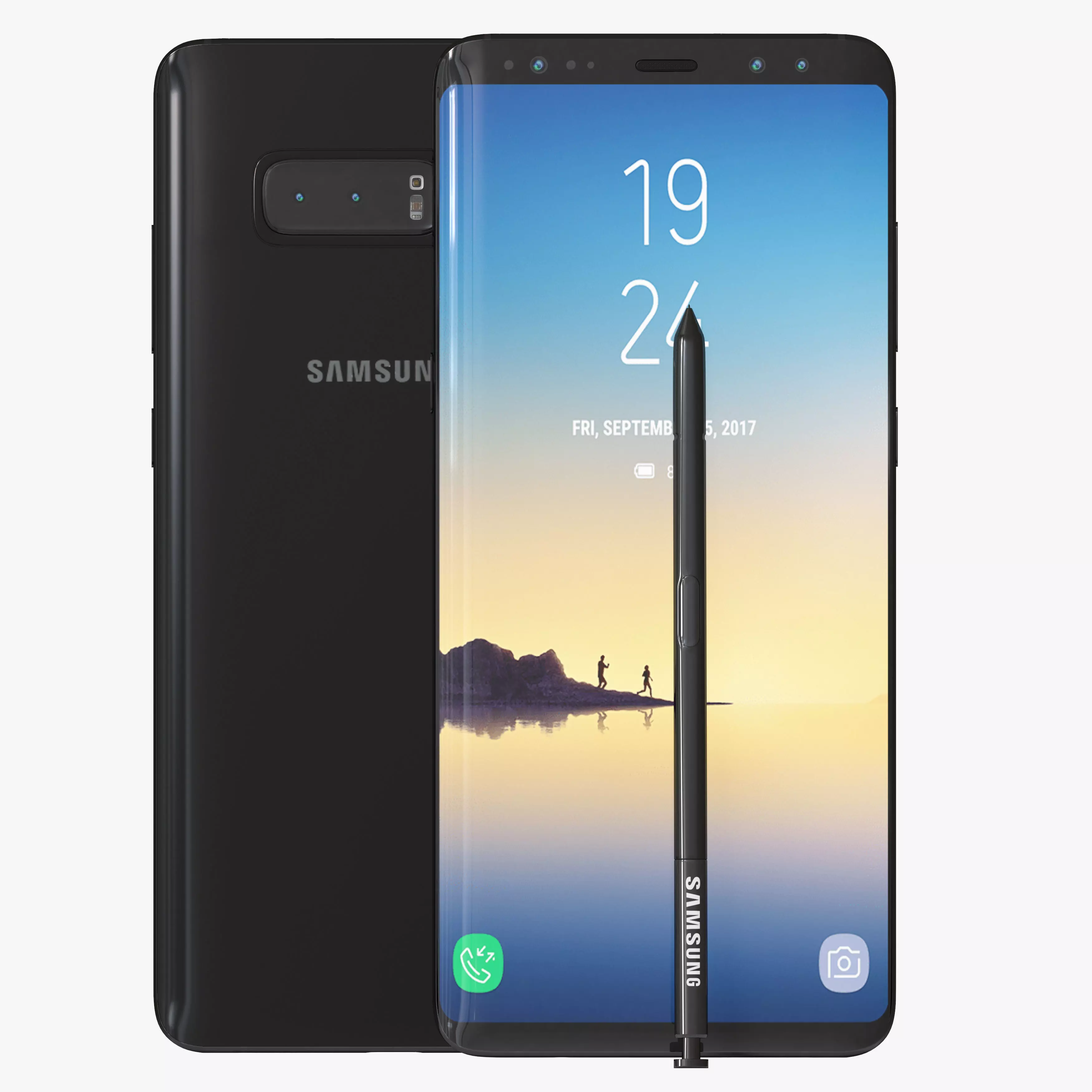Samsung Galaxy Note 8 3D model_0