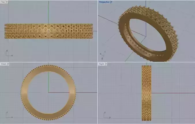 Engagement Ring with Stones