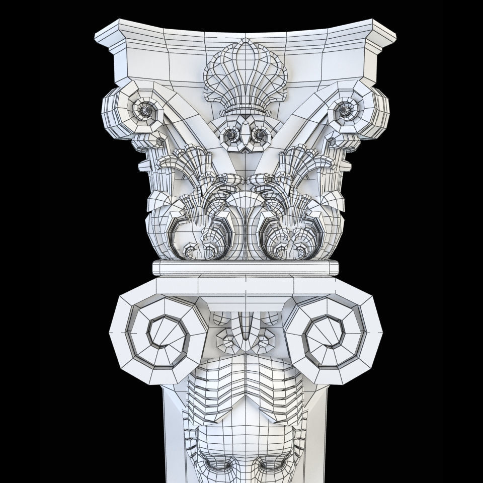 Baluster CNC 3D print model_7