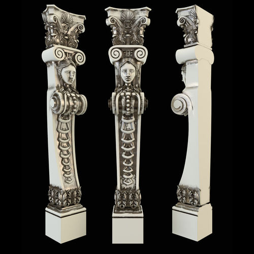 Baluster CNC 3D print model