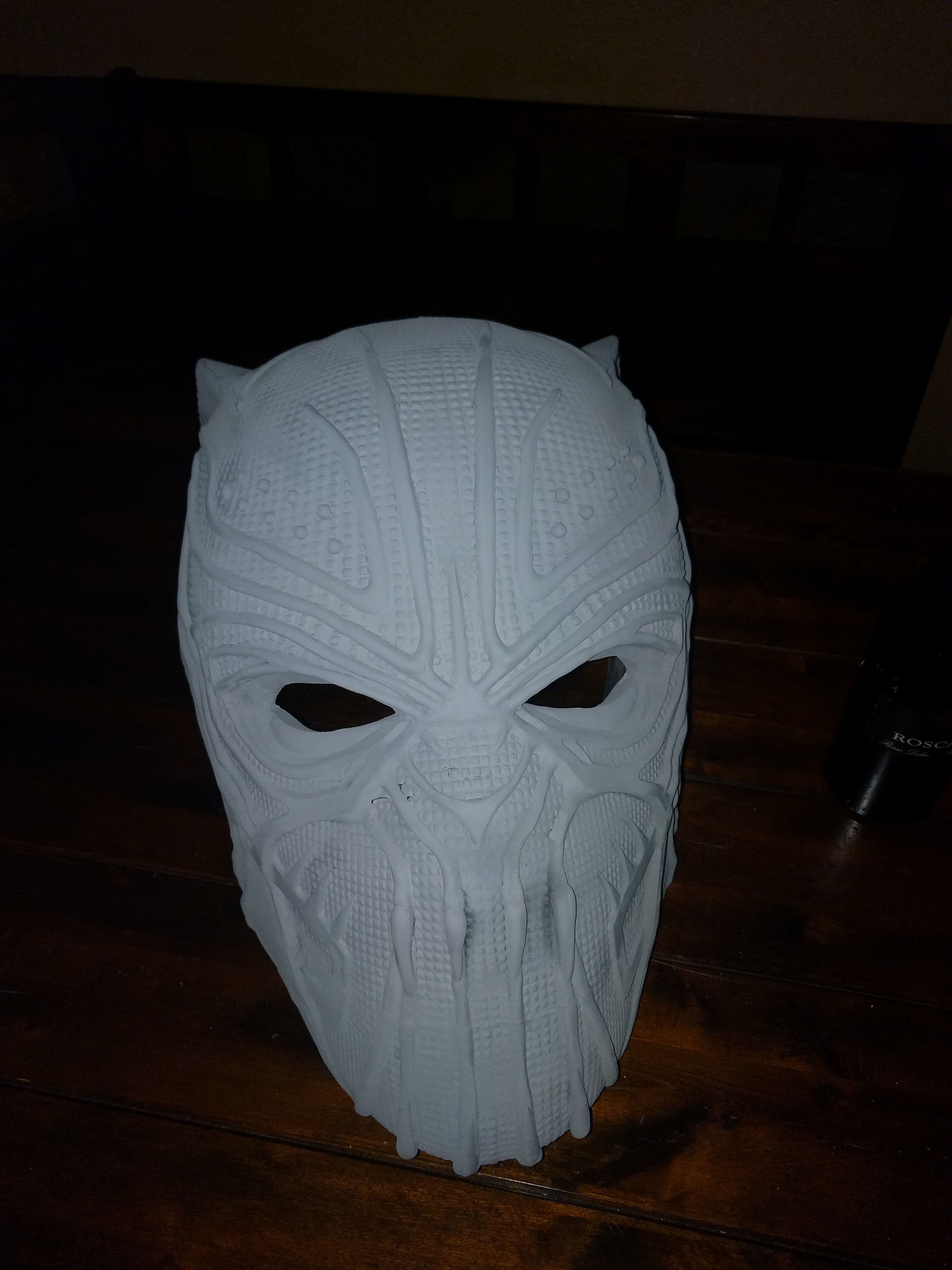 Killmonger Golden Jaguar full mask 3D print model_6