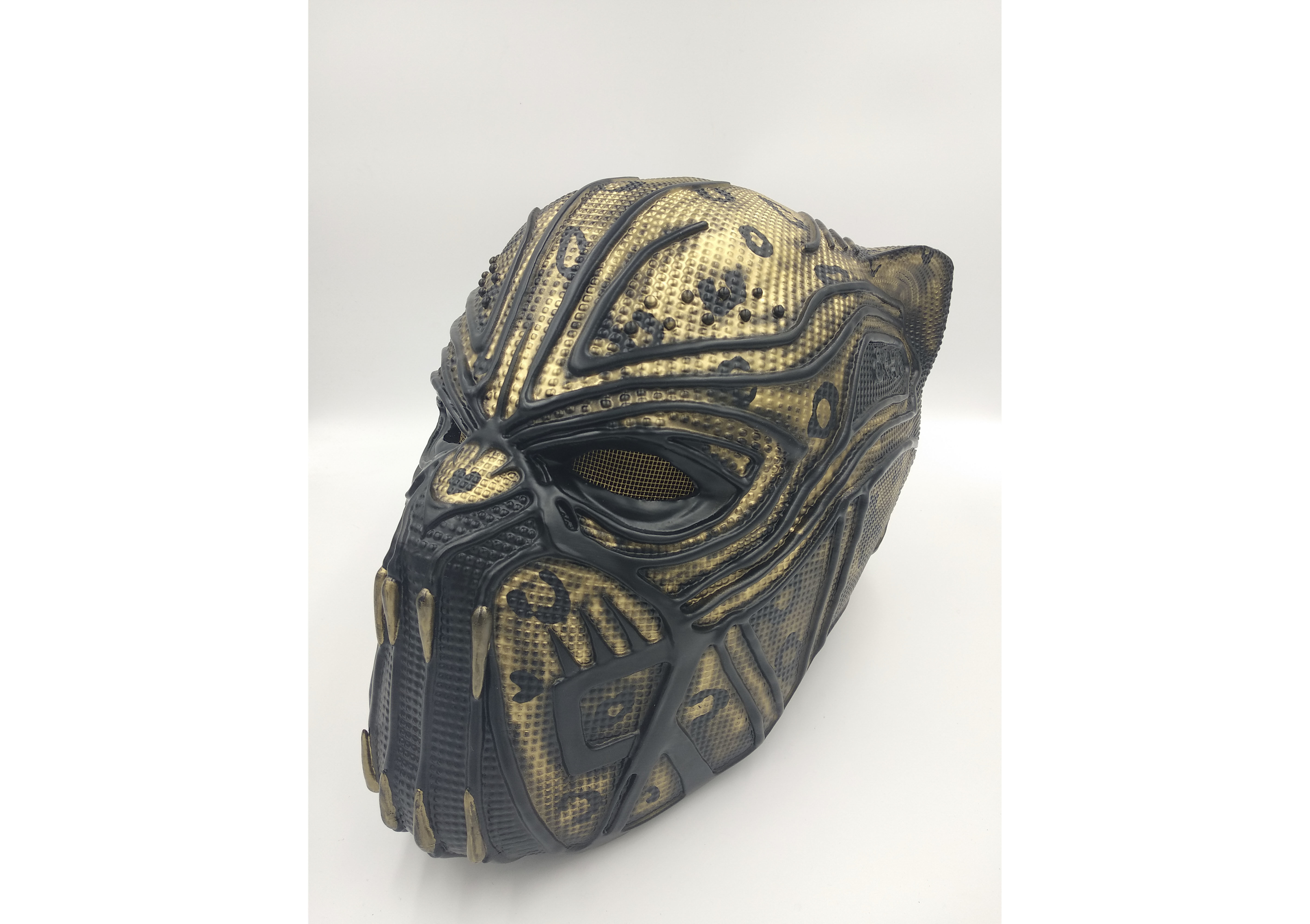 Killmonger Golden Jaguar full mask 3D print model_11