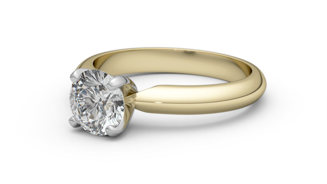 Set from Eight Solitaire Ring 3D print model_9