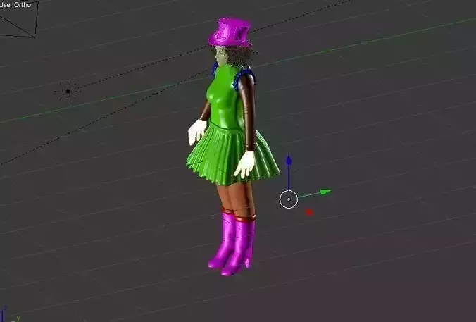 chilo girl Free 3D model