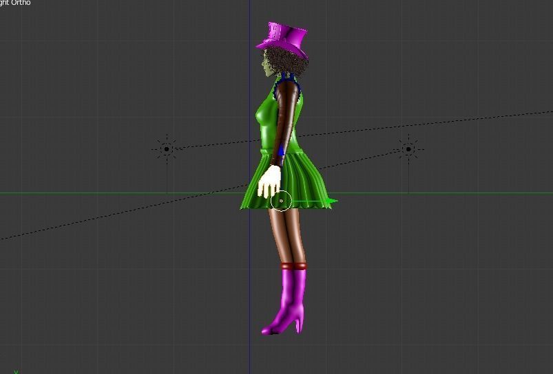 chilo girl Free 3D model_1