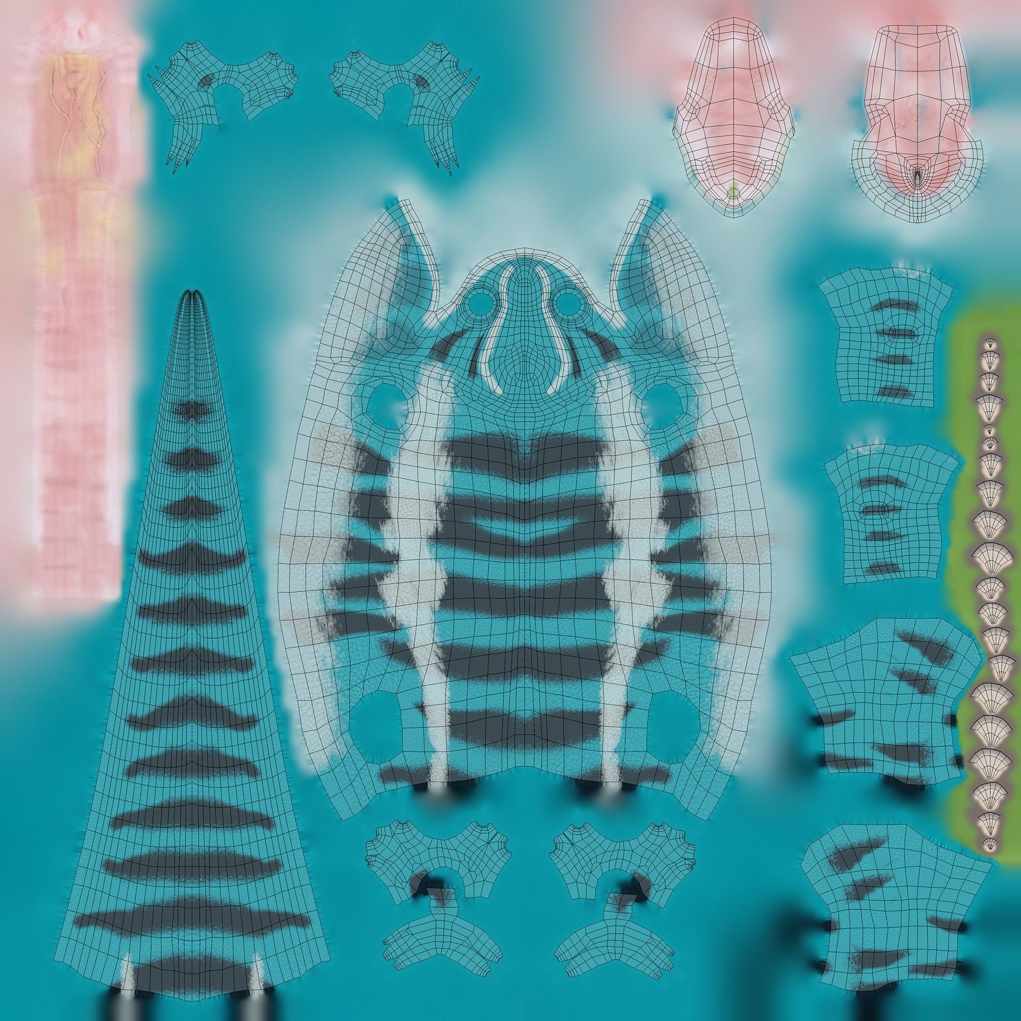 Panther Chameleon - Furcifer Pardalis 3D model_14